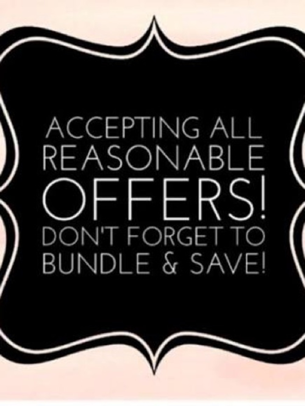 Black Smartphone Accessories Sign - Accepting All Reasonable Offers